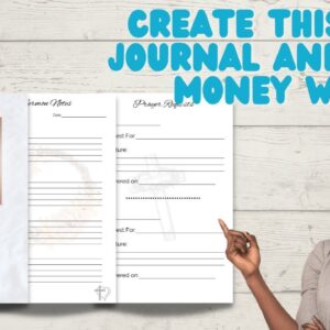 How to Make a Prayer Journal for Beginners; How to Make a Journal on Canva (2022)