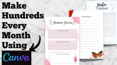 Make Printables Using Canva, Create Printables with Canva, Sell on Etsy